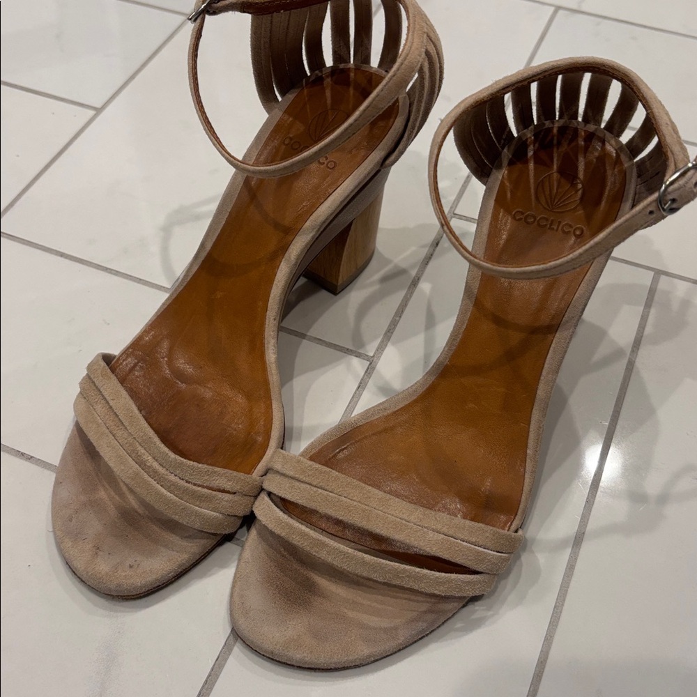 Coclico suede sandal. Leather and suede. Beautiful crafted! 36.5